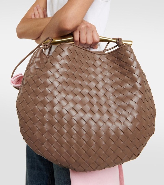 Sardine Intrecciato Large leather tote bag