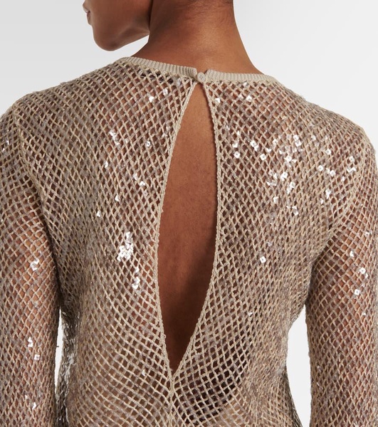 Sequined gown