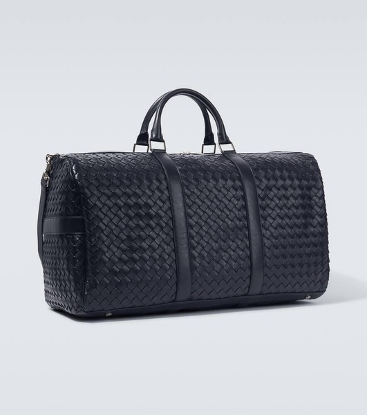 Intrecciato Large leather duffle bag