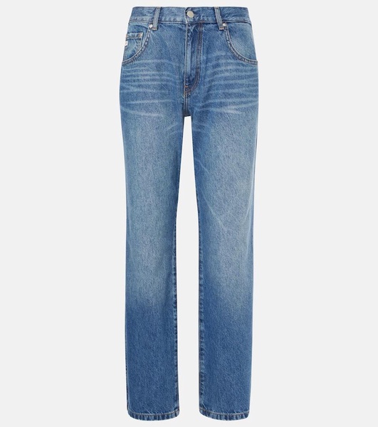 Tenerife mid-rise straight jeans