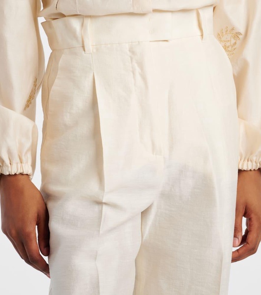 Efedra high-rise straight pants
