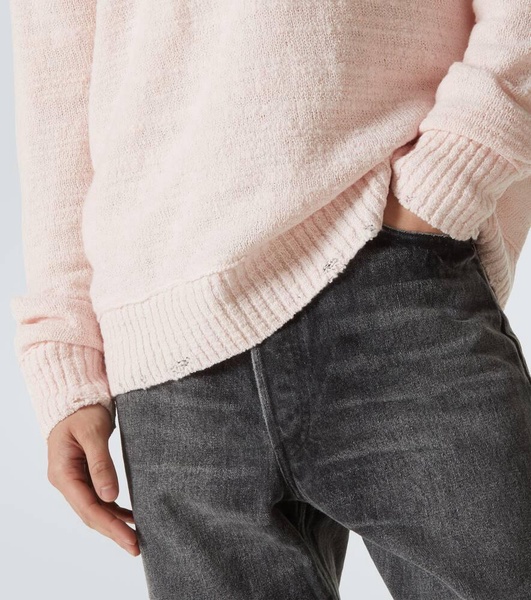 Wool and cotton-blend sweater