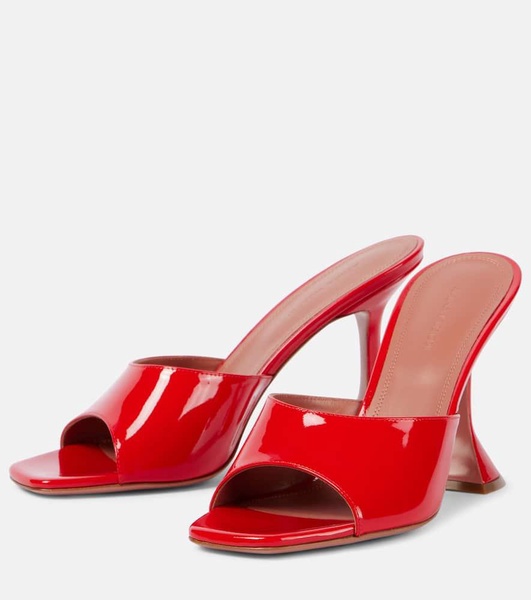 Lupita 70 patent leather mules