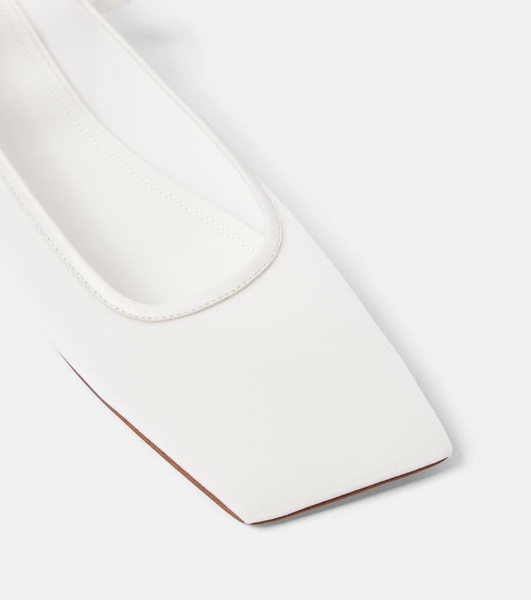 Ane embellished mesh ballet flats