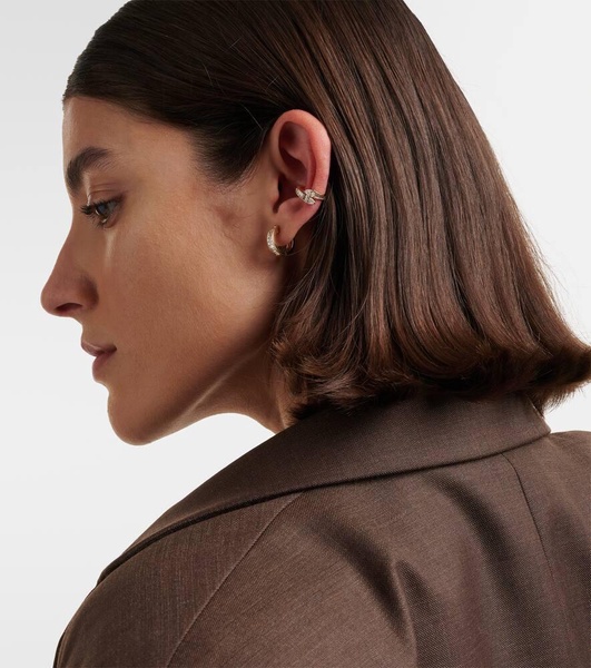 Hannah 18kt gold earrings with diamonds
