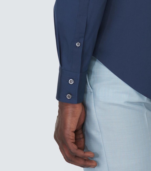 Harness cotton poplin shirt