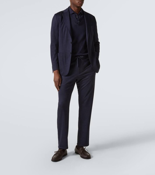 Jersey slim pants
