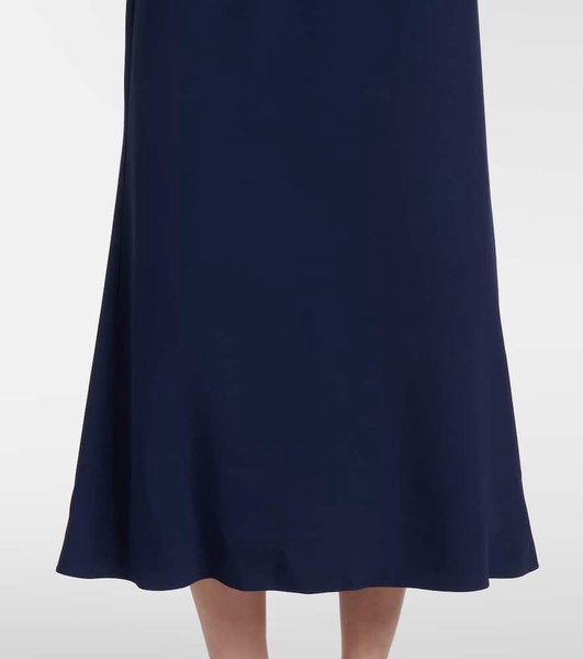 Envers bow-detail satin midi dress