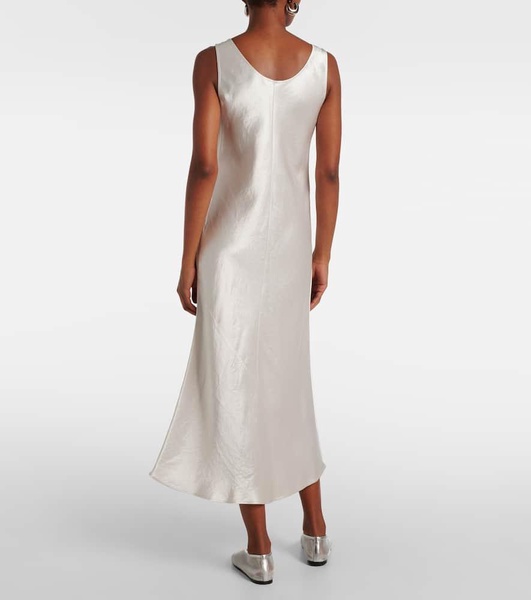 Talete satin midi dress