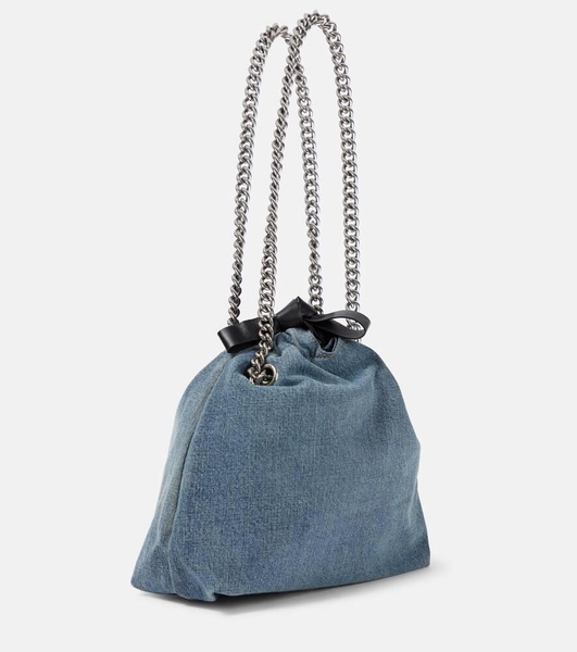 Women's Crush Small Tote Bag Denim in Blue