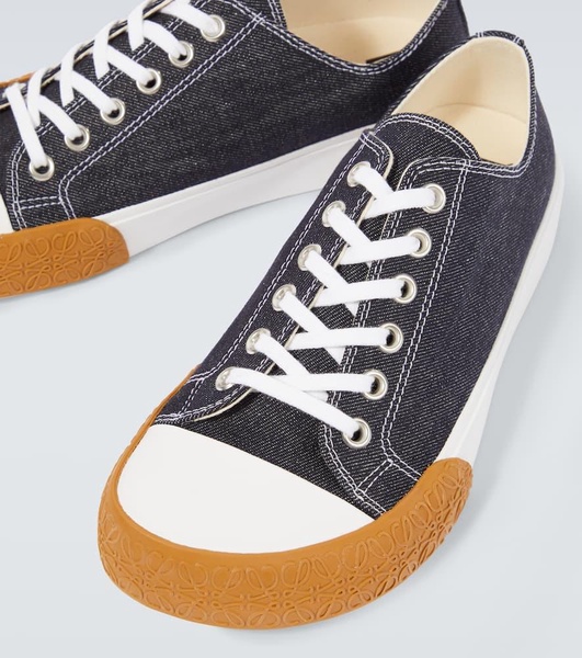 Bloc denim sneakers