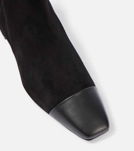 French Flirt suede booties