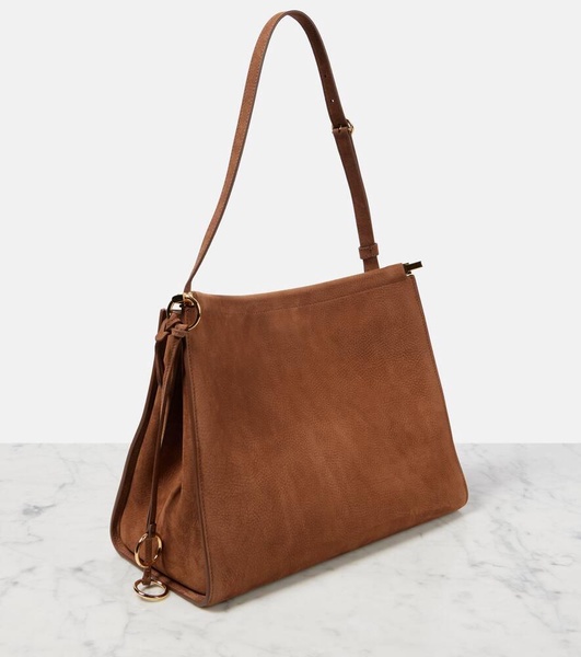 Le Click Medium suede shoulder bag