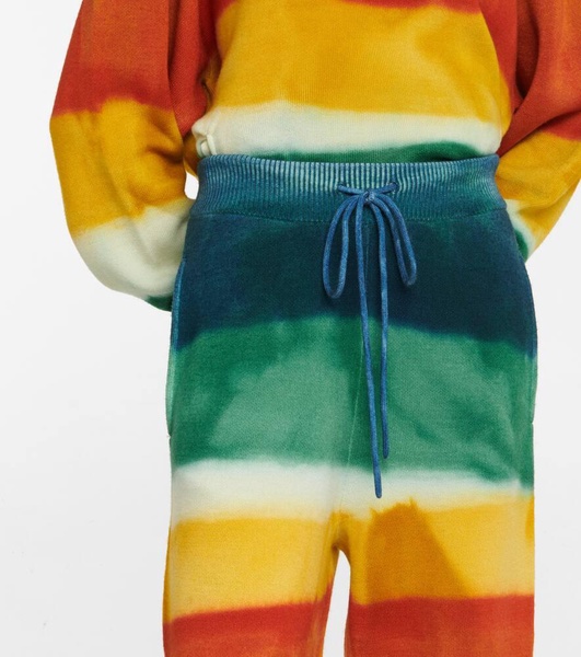 Paradise striped sweatpants