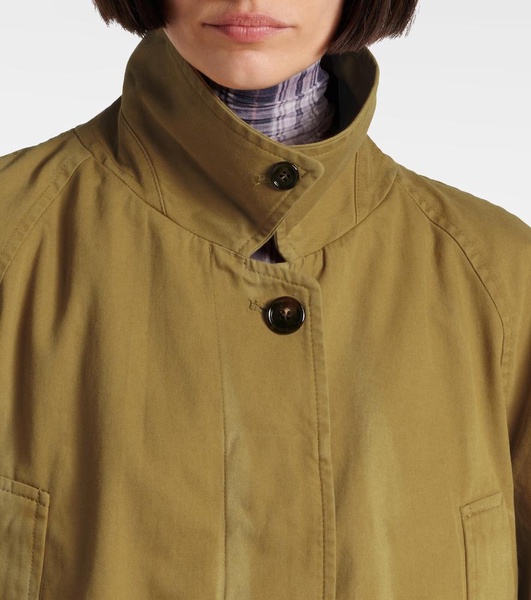 Cropped cotton jacket