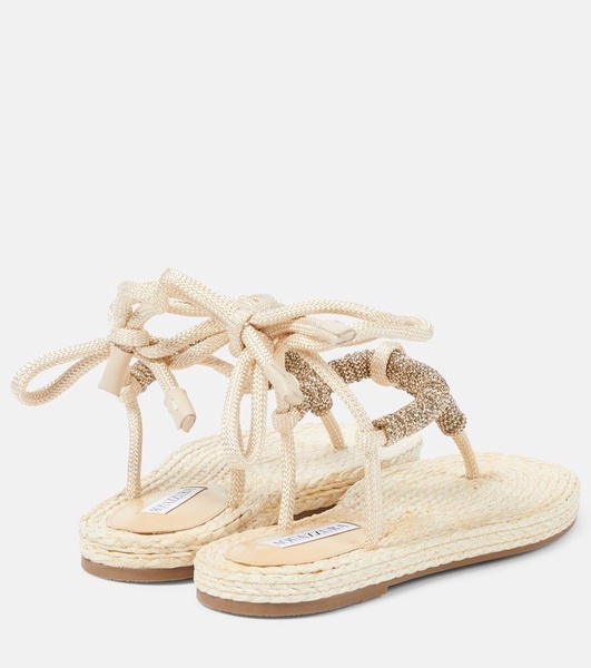 Sunkissed embellished thong sandals