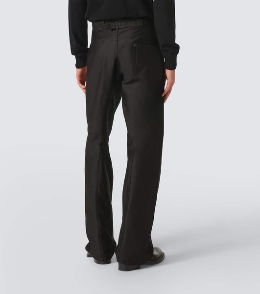 Cotton straight pants