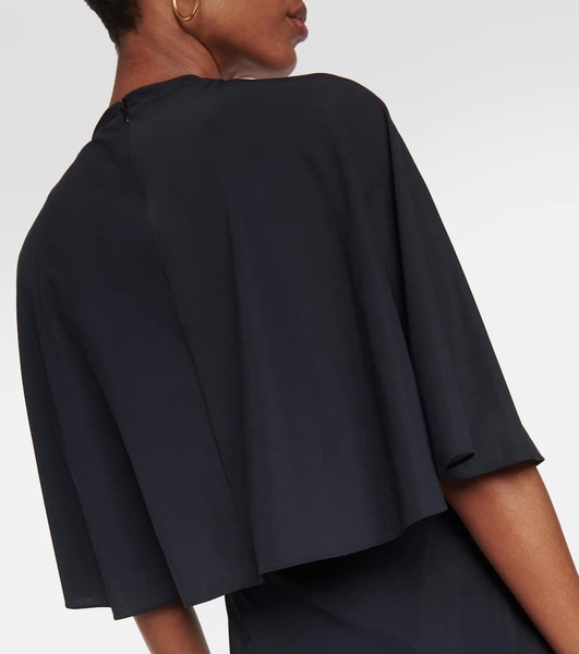 Trompe l'oeil midi dress
