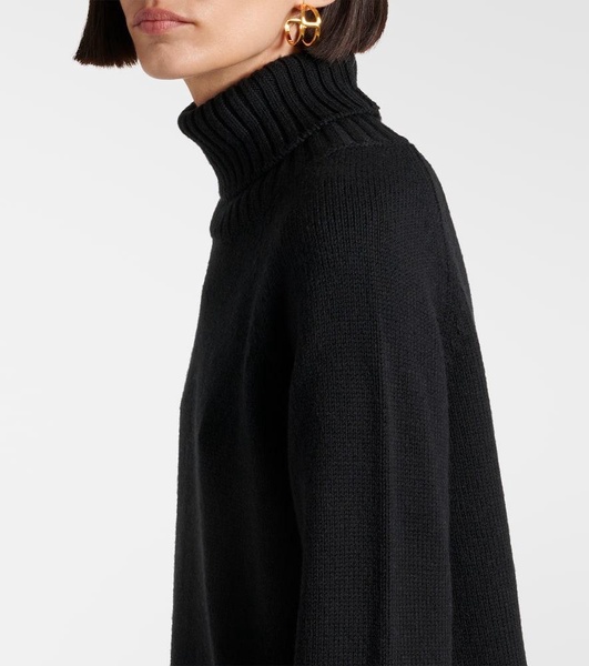 Trudy wool turtleneck sweater dress