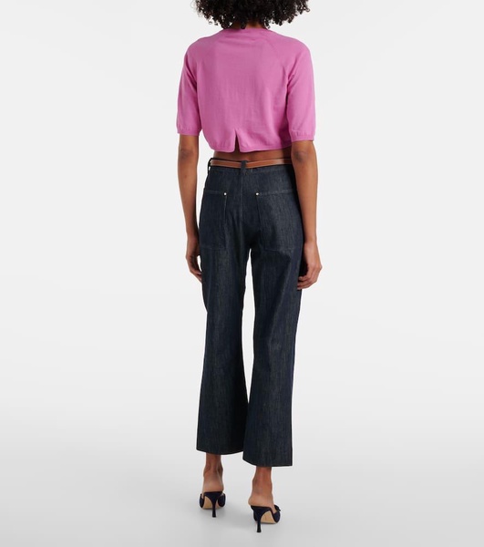 Pam cropped cotton cardigan