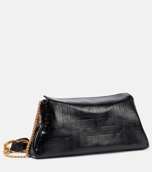 1945 PB embossed leather clutch