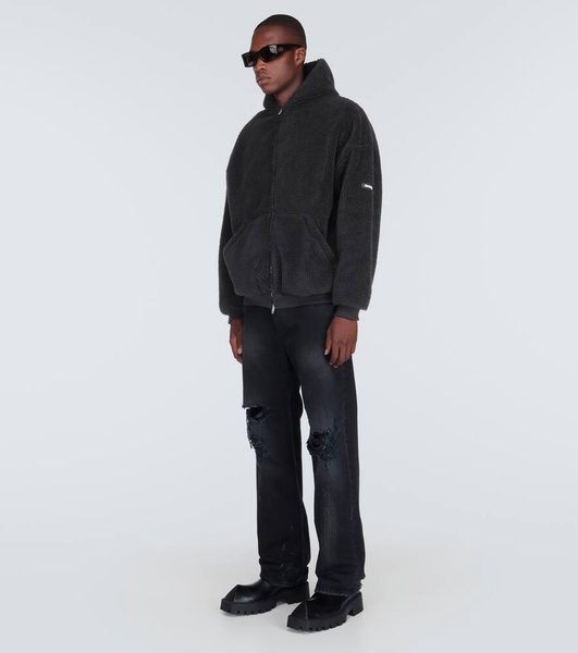 Oversized fleece hoodie