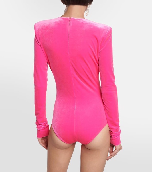 Velvet bodysuit
