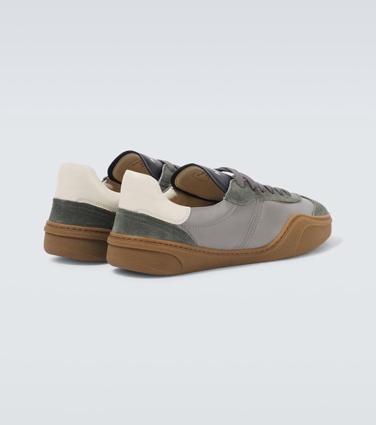 Bars M suede and leather sneakers