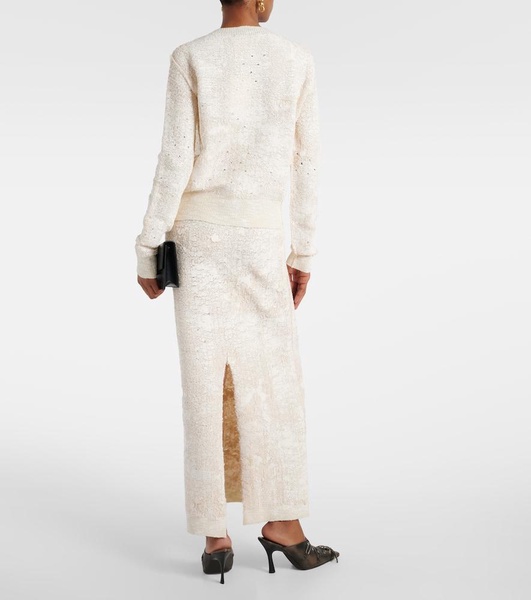 Asymmetric cardigan