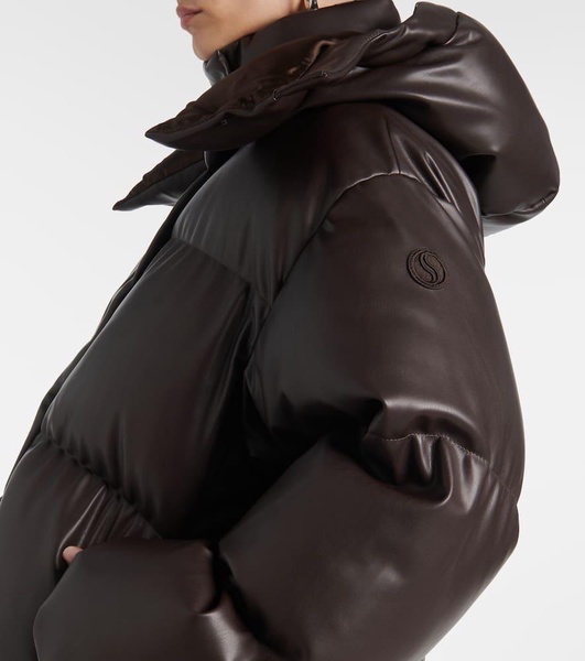 Altermat faux leather puffer jacket