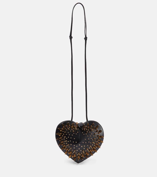 Le Coeur studded leather shoulder bag