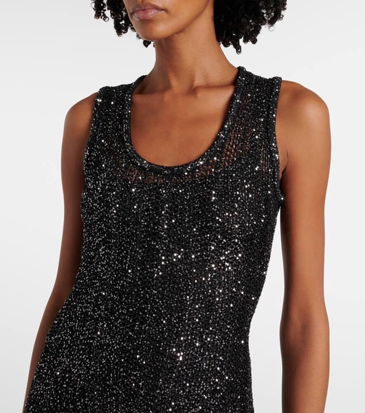 Sequined minidress