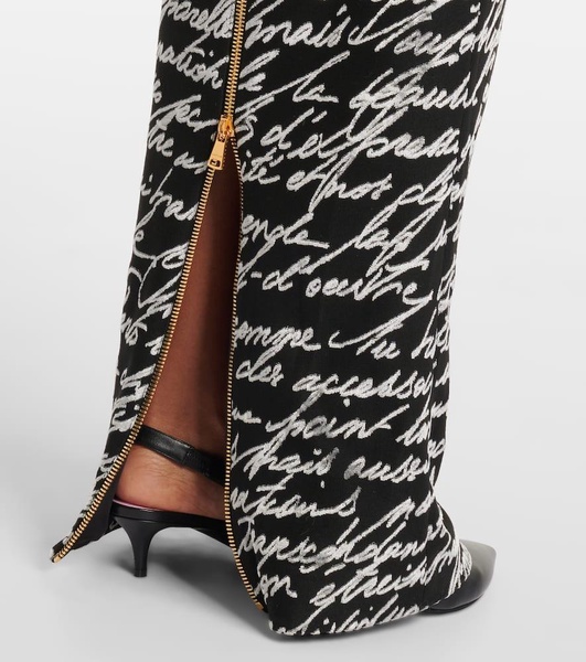 Love Letter jacquard gown