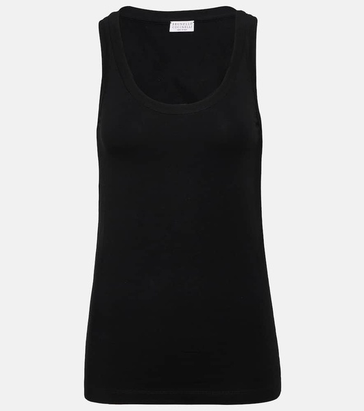 Cotton-blend tank top