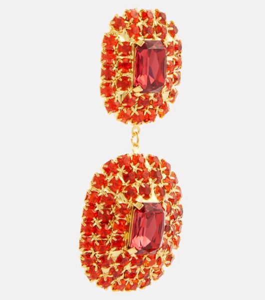 Embellished drop earrings