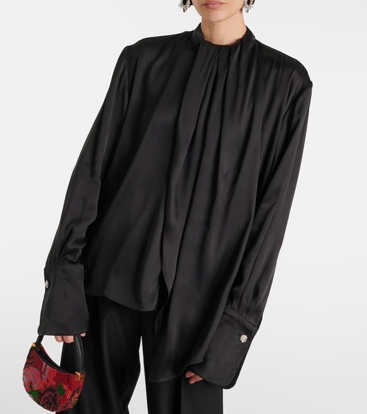 Silk satin blouse
