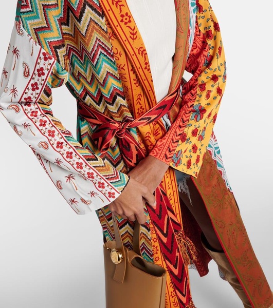 Scent of Incense patchwork coat
