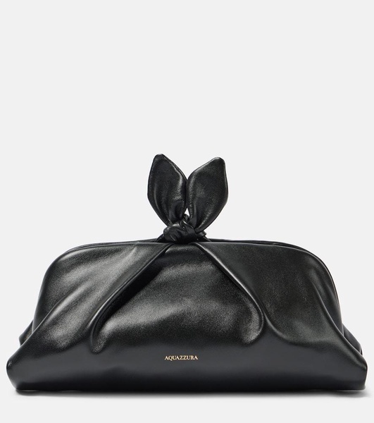 Bow Tie Small leather clutch