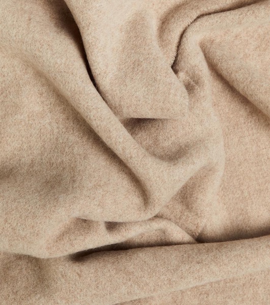 Canada Skinny fringed wool scarf