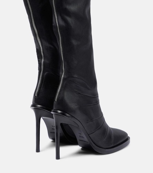 Adna over-the-knee leather boots