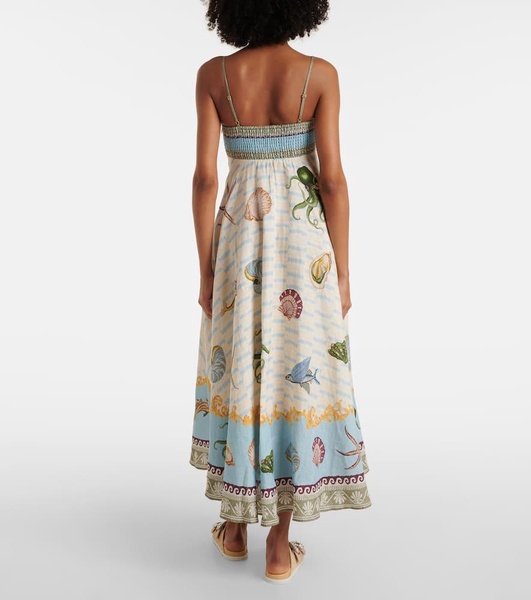 Bath House linen maxi dress