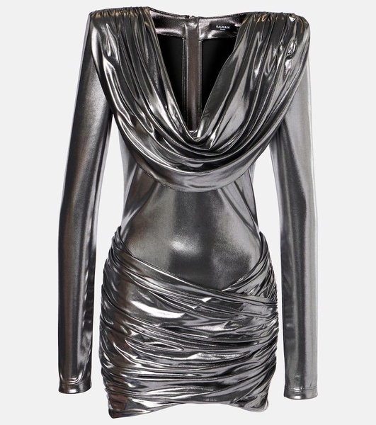Draped minidress