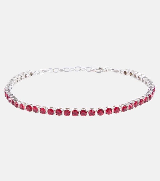 Embellished tennis anklet