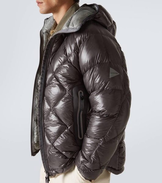 Quilted down jacket