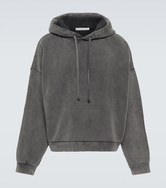 Faded cotton hoodie