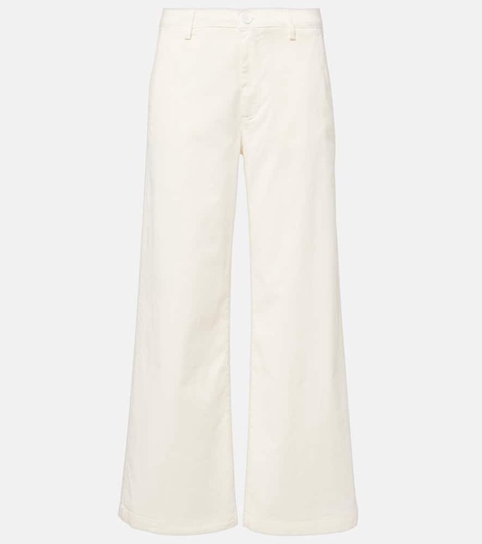 Caden cotton-blend twill wide-leg pants