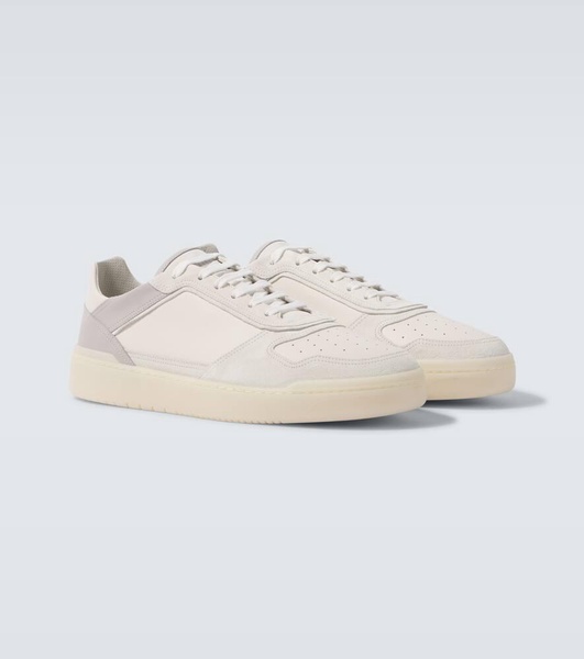 Basket suede and leather sneakers