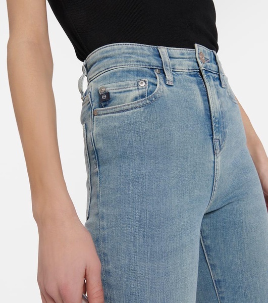 Patty high-rise flared jeans