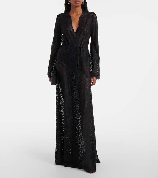 Ophelia lace maxi dress