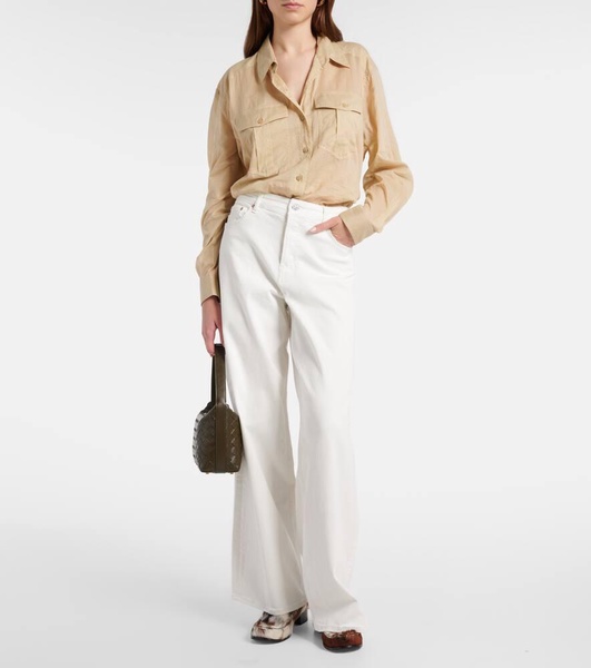 Maxi Relax high-rise wide-leg jeans